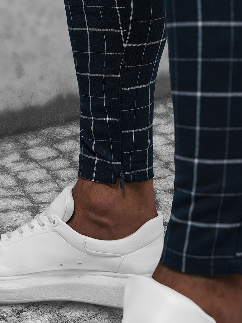 Herren Chino Hose Dunkelblau OZONEE DJ/550171