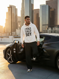 Herren Kapuzenpullover Weiß OZONEE JS/65B3909/1Z