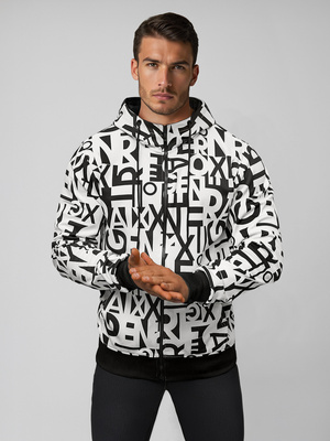 Herren Kapuzenpullover Weiß OZONEE JS/8B1179/1Z