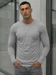 Herren Longsleeve Grau OZONEE JS/DB71/3