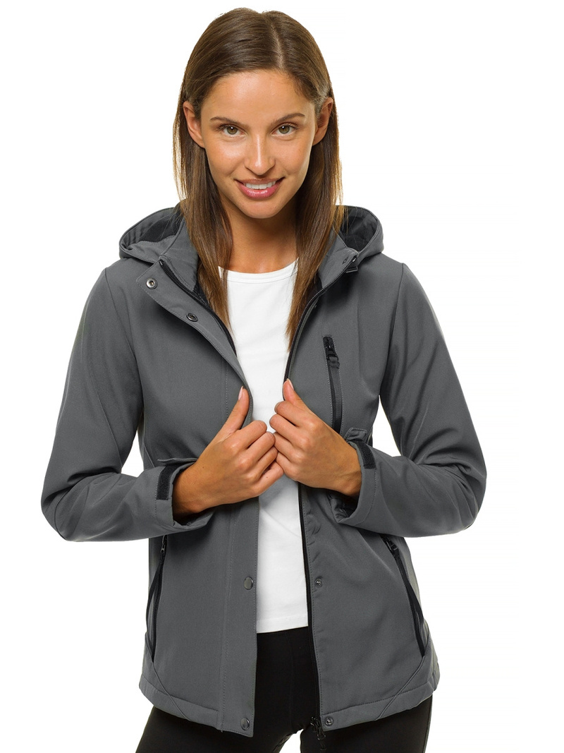 Damenjacke Softshell Anthrazit OZONEE JS/HD181/2