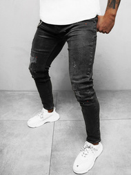 Herren Jeanshose Schwarz OZONEE O/WE1006