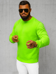 Herren Sweatshirt Grün-Neon OZONEE JS/2001-10Z