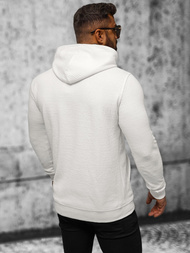 Herren Kapuzenpullover Ecru OZONEE O/TB2273