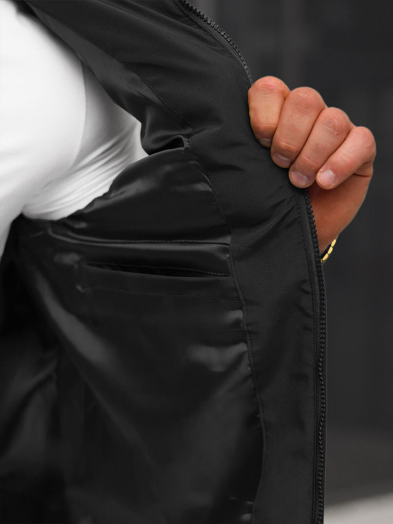 Herren weste schwarz OZONEE JS/31M5063/392