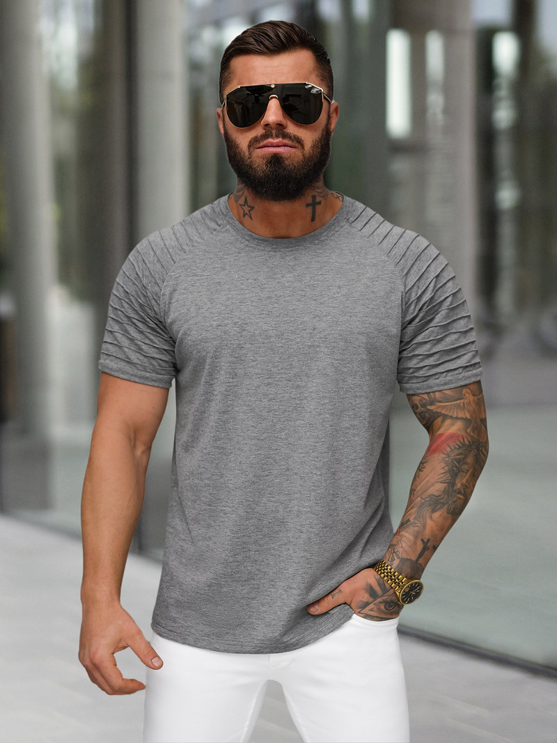 Herren T-shirt Anthrazit OZONEE JS/8T88/5Z