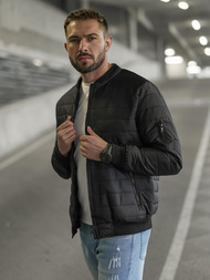 Herren Jacke Schwarz OZONEE JS/8M985/392Z