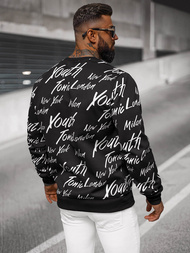 Herren Sweatshirt Schwarz OZONEE JS/8B1189/3