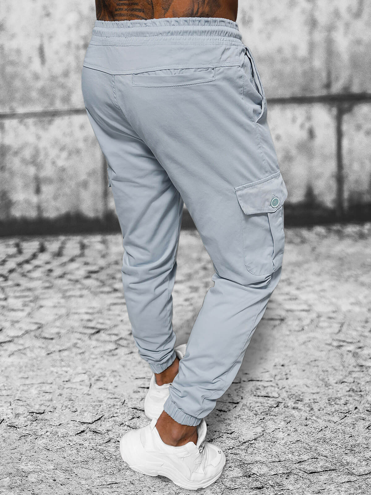 Herren Jogger Hose Blau OZONEE O/PAN23023 OZONEE - Main Image