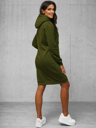 Damen Kapuzenpullover Khaki OZONEE JS/YS10005/29Z