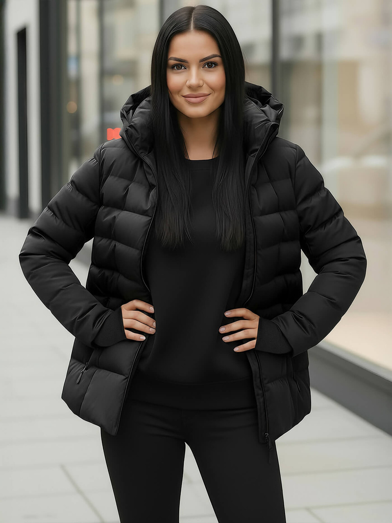 Damen Jacke Schwarz OZONEE JS/M769/392