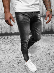 Herren Jeanshose Schwarz OZONEE NB/MP0199N