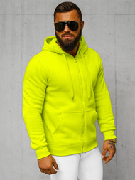 Herren Kapuzenpullover Gelb-Neon OZONEE JS/2008Z