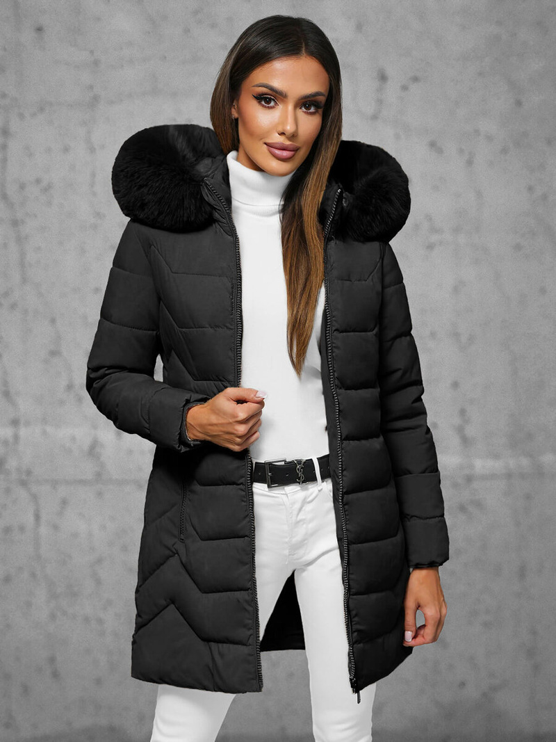 Damen Jacke Schwarz OZONEE JS/16M9121/392