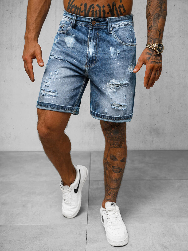 Herren Shorts Blau OZONEE O/VIP-2441
