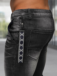 Herren Jeanshose Schwarz OZONEE NB/MP0091N