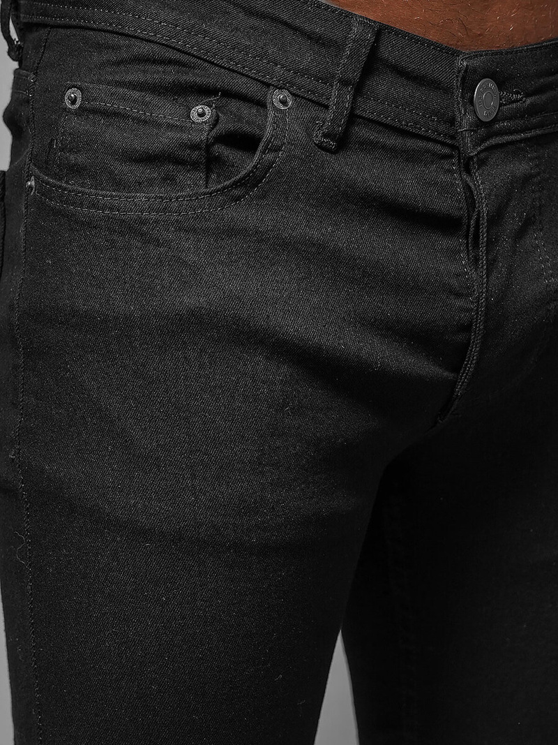 Herren Jeanshose Schwarz OZONEE E/5348/02