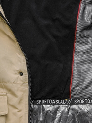 Herren Winterjacke Beige OZONEE JS/22M322/62