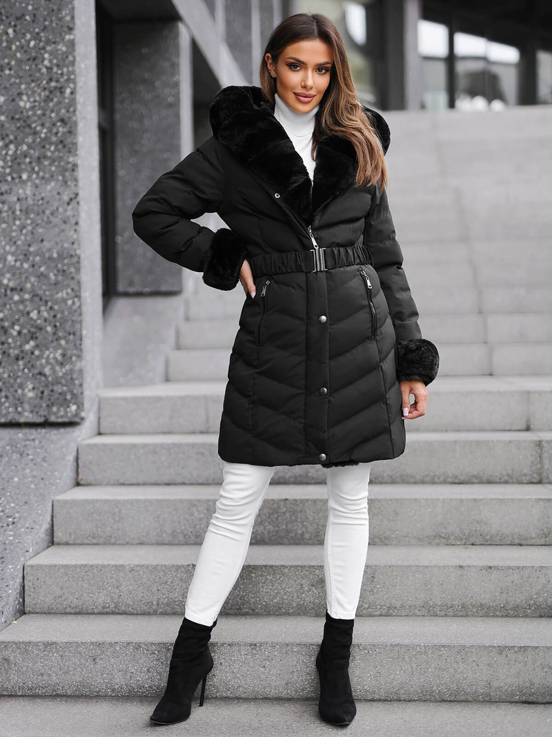 Damen Jacke Schwarz OZONEE JS/5M3156/392