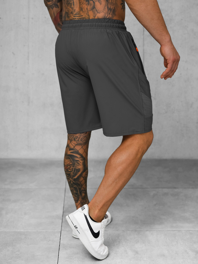 Sportshorts für Herren Anthrazit OZONEE JS/12K1801/5