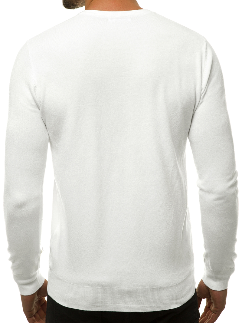 Herren Pullover Weiß OZONEE TMK/YY03/2