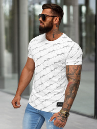 Herren T-shirt Weiß OZONEE O/QQ1323