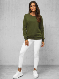 Damen Sweatshirt Khaki OZONEE JS/W01Z