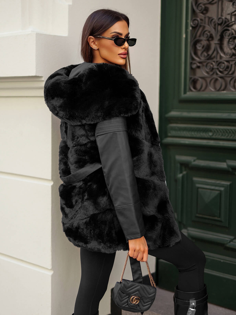 Damen Jacke Schwarz OZONEE JS/11Z8090Z