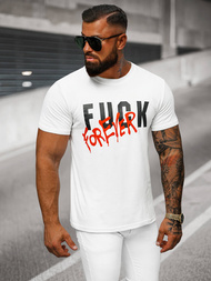Herren T-shirt Weiß OZONEE O/T1267/1