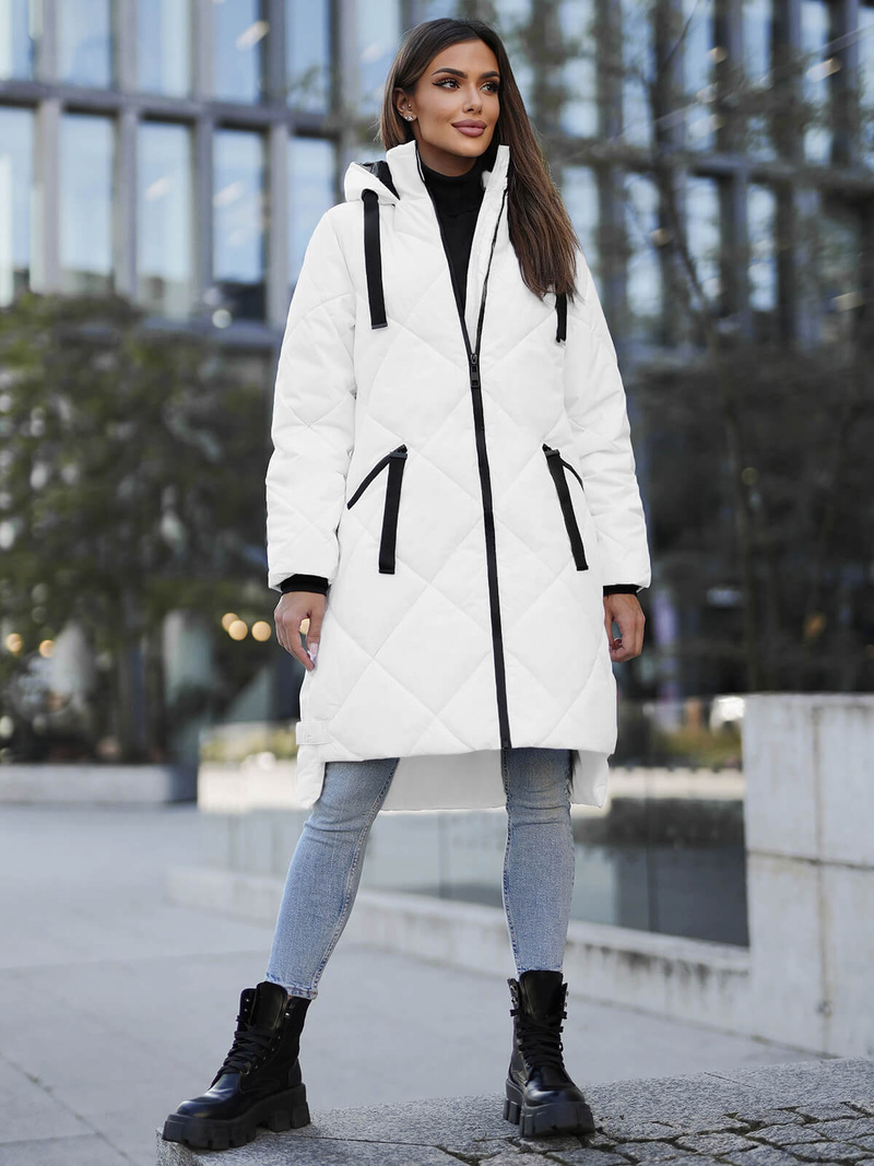 Damen Jacke Weiß OZONEE JS/5M3168/281