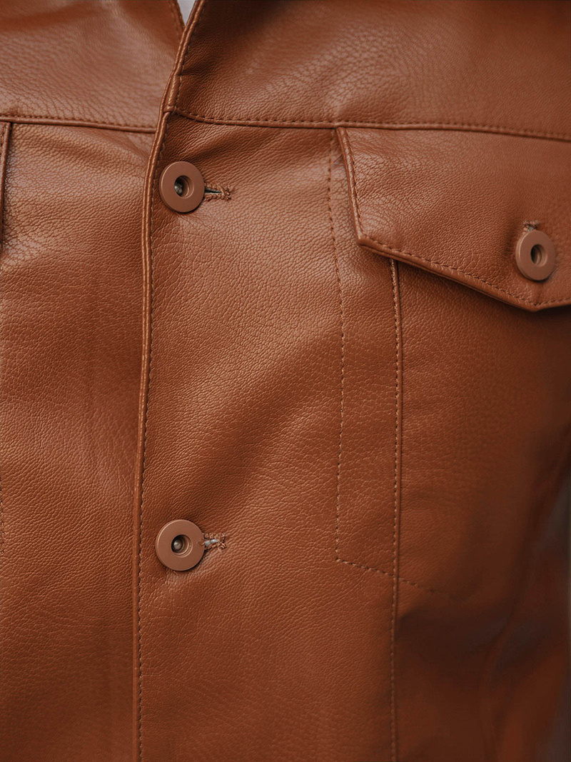 Herren Lederjacke Camel OZONEE O/8830/3