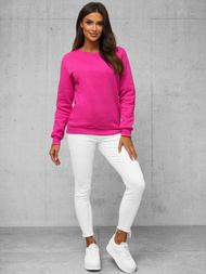 Damen sweatshirt dunkelrosa OZONEE JS/W01Z