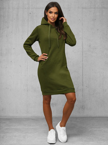 Damen Kapuzenpullover Khaki OZONEE JS/YS10005/29Z