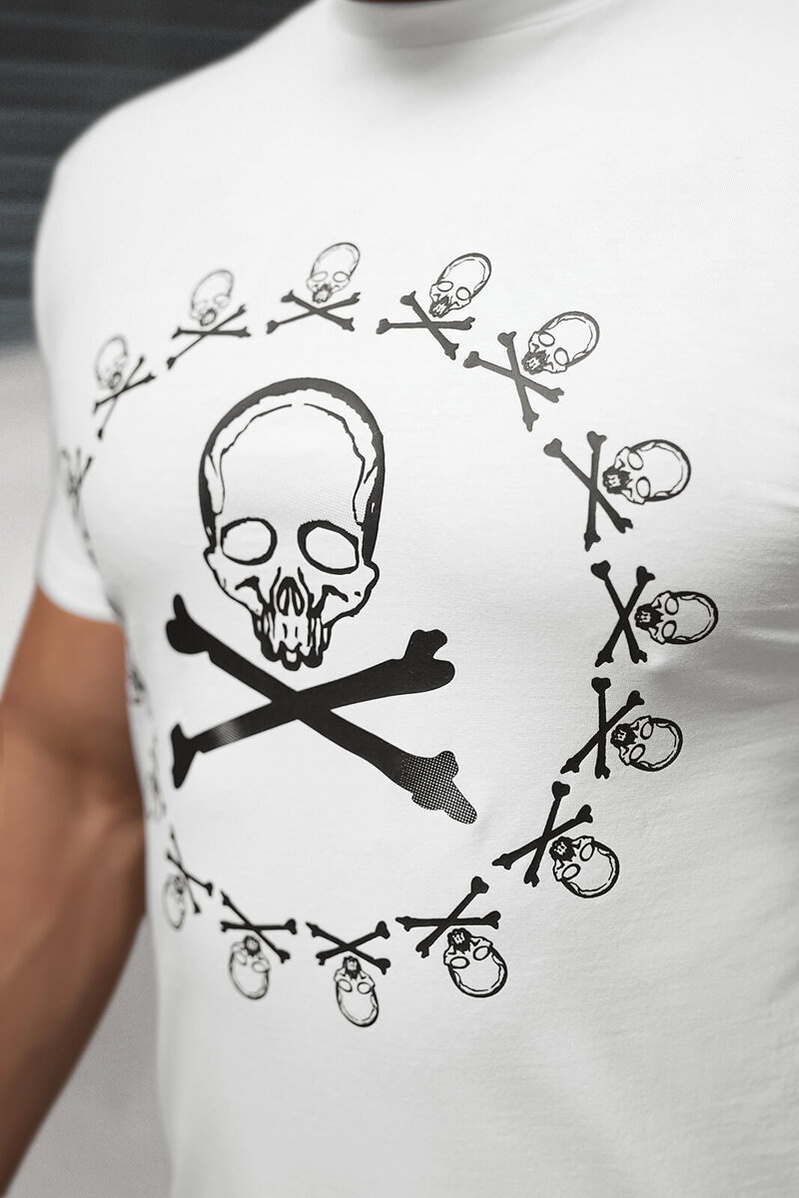 Herren T-shirt Weiß OZONEE NB/MT3068