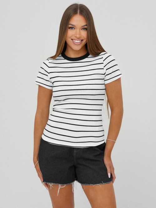 Damen T-shirt Weiß OZONEE JS/96T659/1