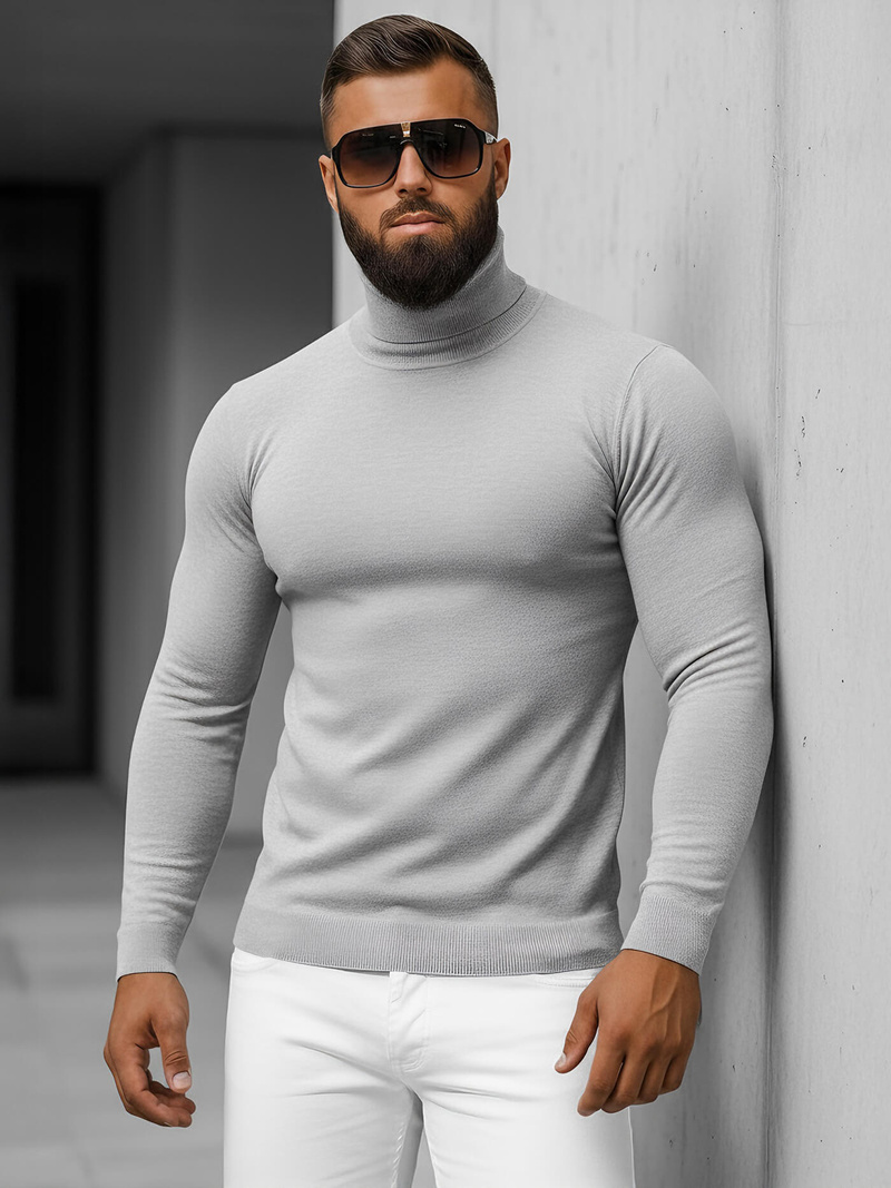 Herren Pullover Grau OZONEE NB/MMB600/2