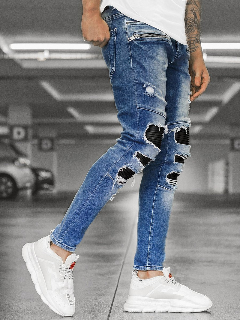 Herren Jeanshose Blau OZONEE O/B5585