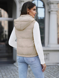 Damen Weste Beige OZONEE JS/16M9091/62