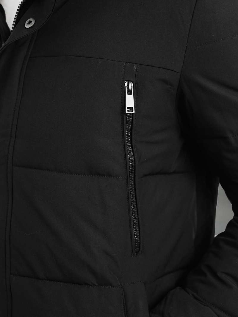 Herren Winterjacke Schwarz OZONEE JS/25M9803/392Z