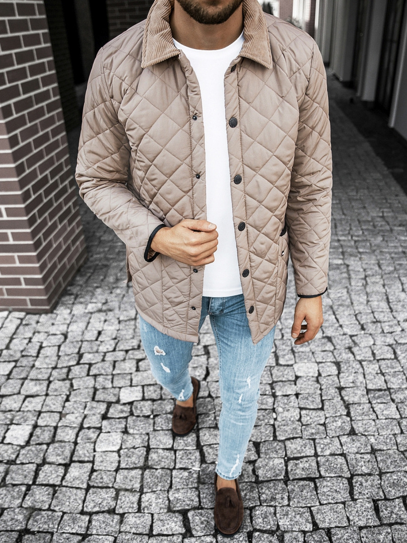 Herren Jacke Beige OZONEE O/5619