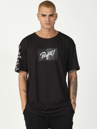 Herren T-Shirt Schwarz OZONEE MR/21550