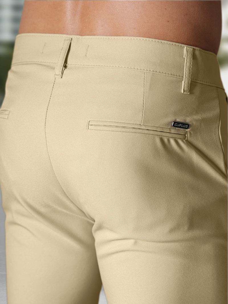 Herren Chino Shorts Beige OZONEE DJ/4400Z