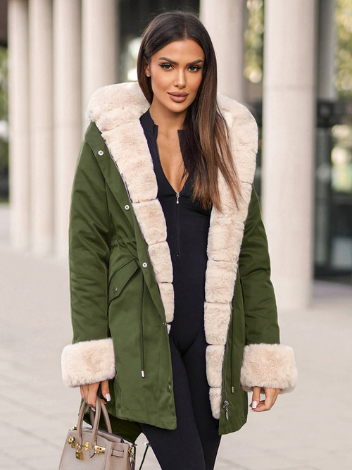 Damen Jacke Grün OZONEE JS/M763/136Z