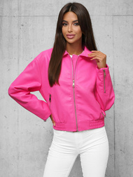 Damen Lederjacke Rosa OZONEE O/G116Z