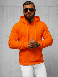 Herren Kapuzenpullover Orange OZONEE JS/2009Z