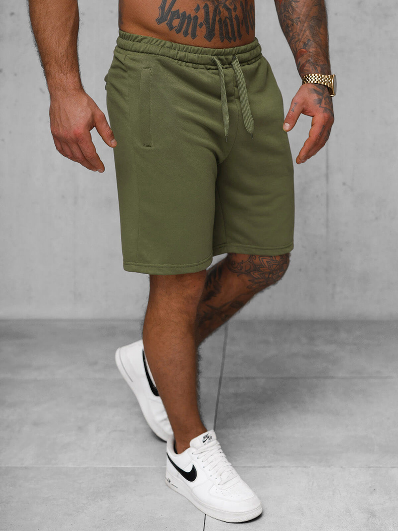 Herren Sportshorts Khaki OZONEE JS/8K1551/29