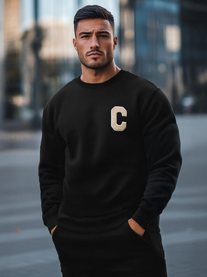 Herren Sweatshirt Schwarz OZONEE NB/MF2019Z