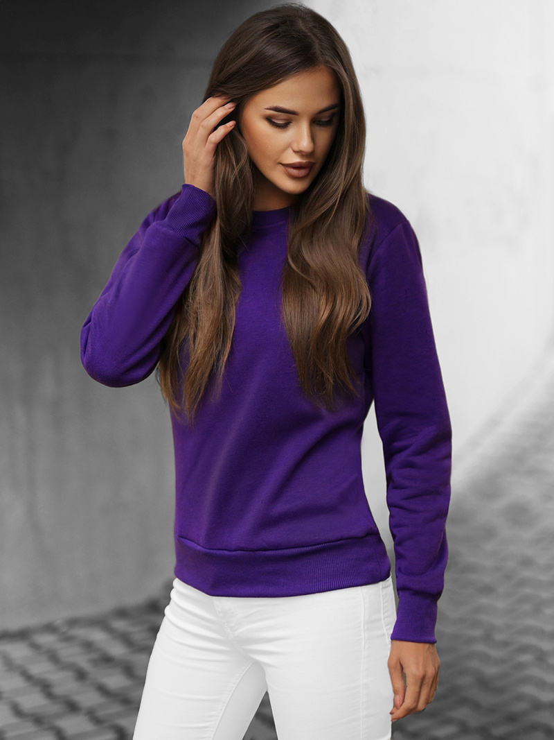 Damen Sweatshirt Violett OZONEE JS/W01Z