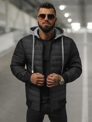 Herren Jacke Schwarz OZONEE JS/8M985/392