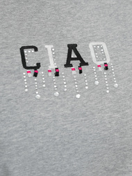 Damen T-shirt Grau OZONEE JS/RJ77542